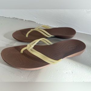 Crocs Jelly Isabella Thong Sandals size 7